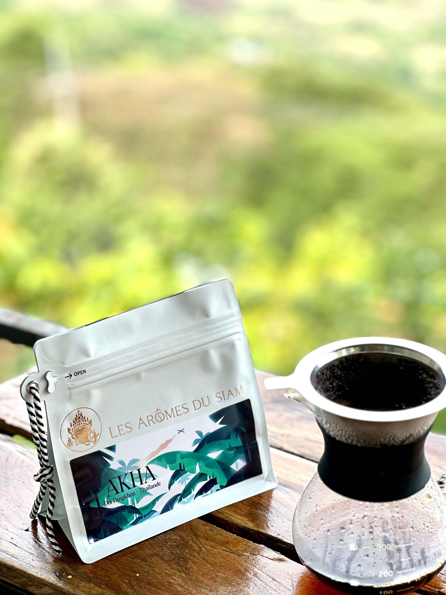 sachet de café et préparation d'un café méthode douce