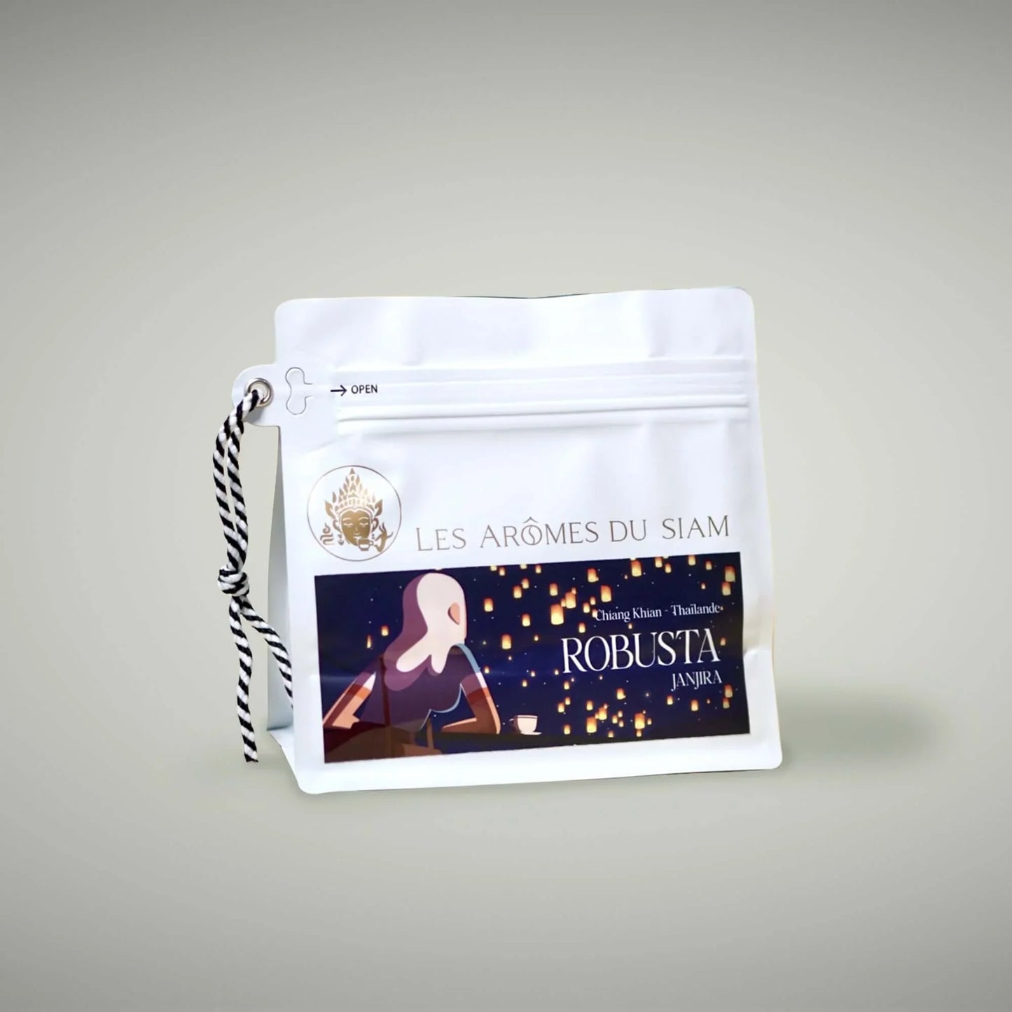 Grains de café Fine Robusta – café de spécialité thaïlandais torréfié en France